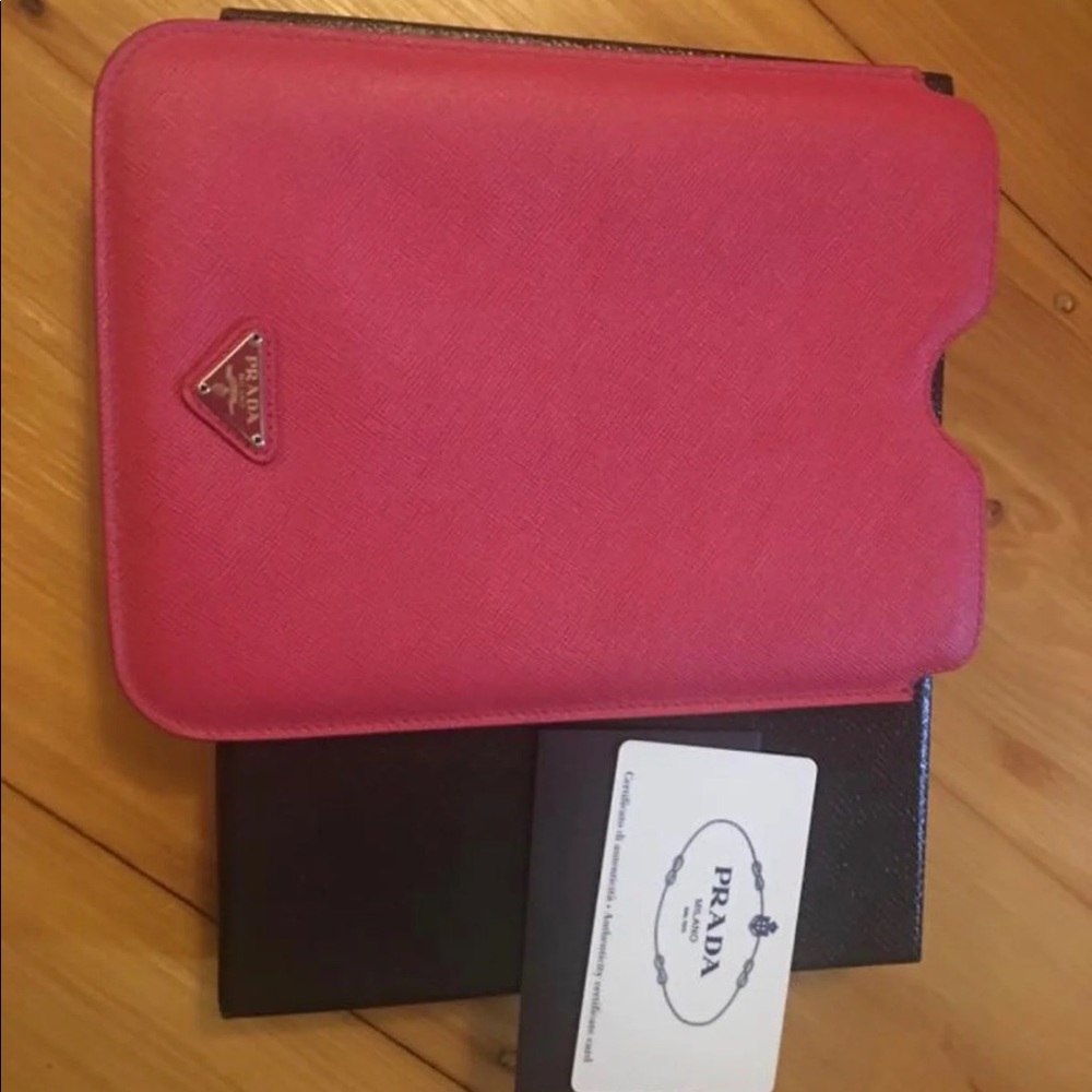 Prada iPad mini calf leather case
